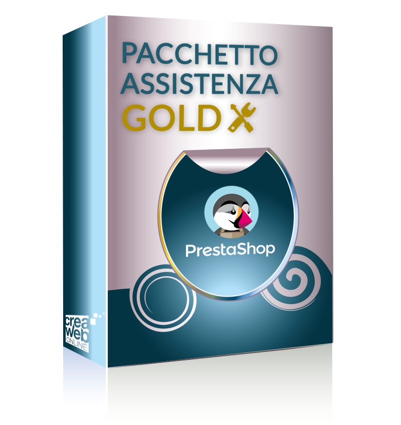 Servizio Gold di assistenza per Piattaforme e siti Prestashop